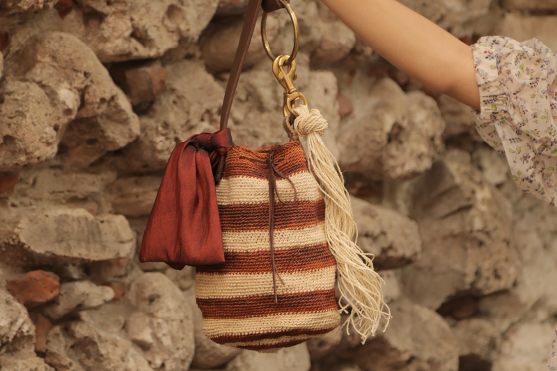 Sostenibilidad, mochila con diseño orgánico